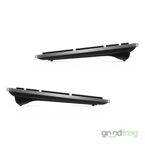 Dell Bezprzewodowy zestaw (KM714) / QWERTY US / Klawiatura + Mysz / Czarno-srebrna