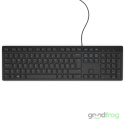 Klawiatura Dell KB216 Niski skok (przewodowa) / Czarna / QWERTY UK (brytyjski)