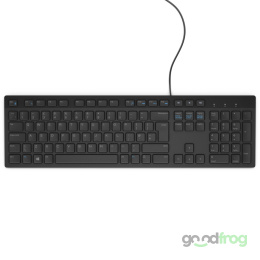Klawiatura Dell KB216 Niski skok (przewodowa) / Czarna / QWERTY UK (brytyjski)