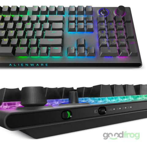 Klawiatura gamingowa Alienware AW920K (bezprzewodowa) / Tri-Mode / AlienFX RGB / Dark Side of The Moon