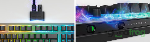 Klawiatura gamingowa Alienware AW920K (bezprzewodowa) / Tri-Mode / AlienFX RGB / Dark Side of The Moon