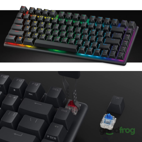 Klawiatura gamingowa Alienware PRO (bezprzewodowa) / Tri-Mode / AlienFX RGB / Lunar Light