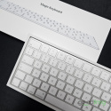 Naklejki spolszczające na klawiaturę Apple / Magic Keyboard / Białe