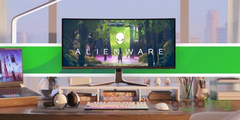 DELL ALIENWARE AW3225QF / 32" / Curved / 4K UHD (3840 x 2160) / QD-OLED / Dolby Vision / VESA DisplayHDR TrueBlack 400 / Outlet