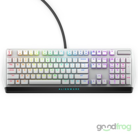 Klawiatura gamingowa Alienware AW510K (przewodowa) / Podświetlenie RGB / Biała