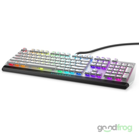 Klawiatura gamingowa Alienware AW510K (przewodowa) / Podświetlenie RGB / Biała