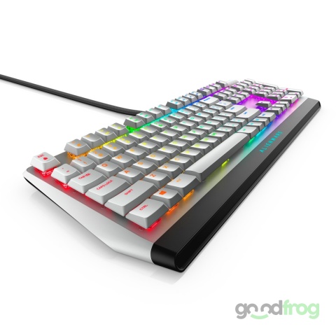 Klawiatura gamingowa Alienware AW510K (przewodowa) / Podświetlenie RGB / Biała