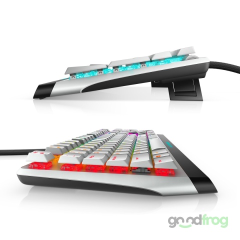Klawiatura gamingowa Alienware AW510K (przewodowa) / Podświetlenie RGB / Biała