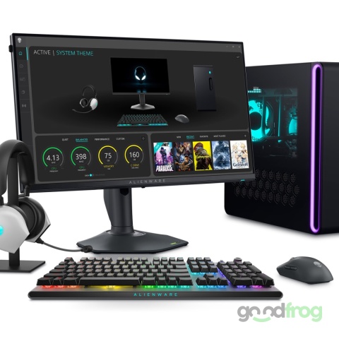 Klawiatura gamingowa Alienware AW510K (przewodowa) / Podświetlenie RGB / Biała