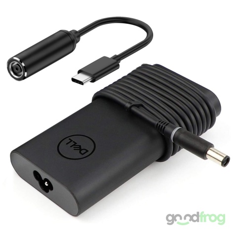Oryginalny zasilacz DELL 90W / Wtyk 7,4mm 19,5V 4,62A / Adapter USB-C 20V 5A